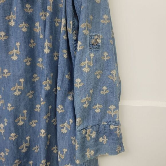 Anthropologie Rochelle shirtdress 4P - Picture 11 of 13